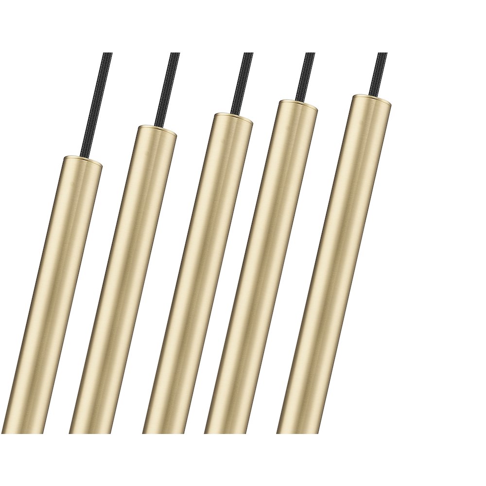 Z-Lite 5 Light Linear Chandelier. Picture 4
