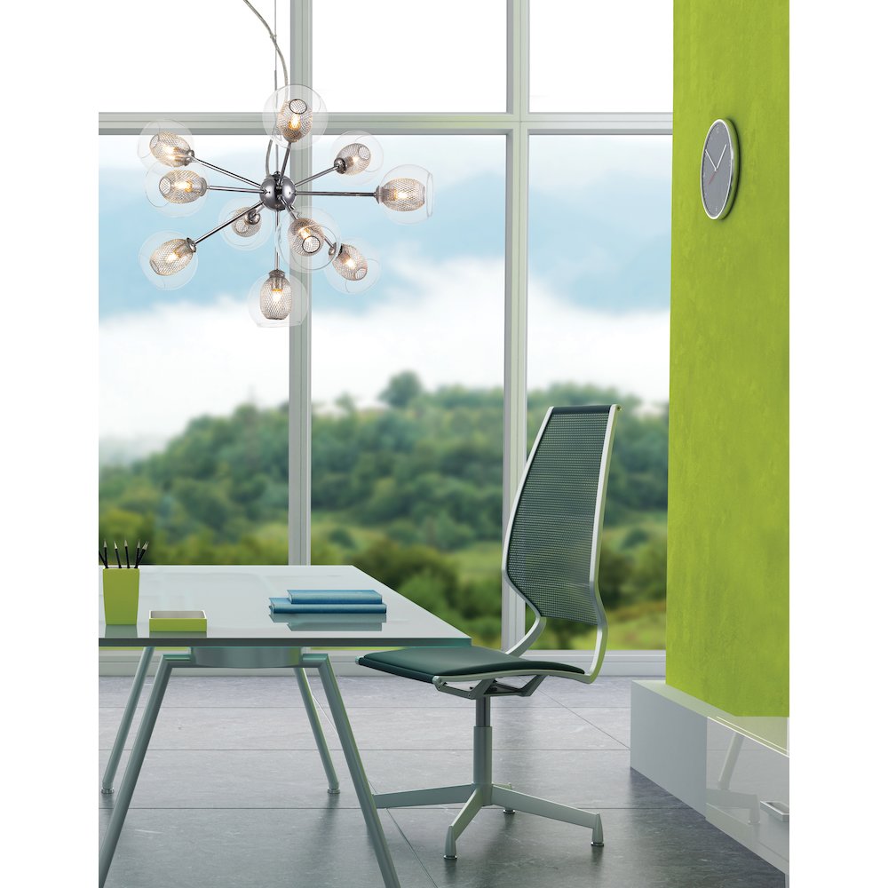 Z-Lite 10 Light Chandelier. Picture 2