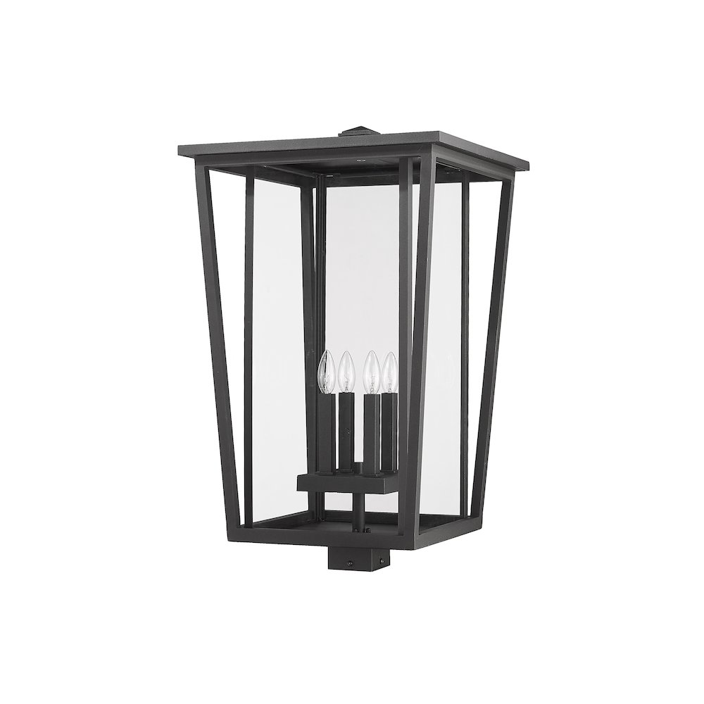 Z-Lite 4 Light Outdoor Post Mount Fixture. Picture 5
