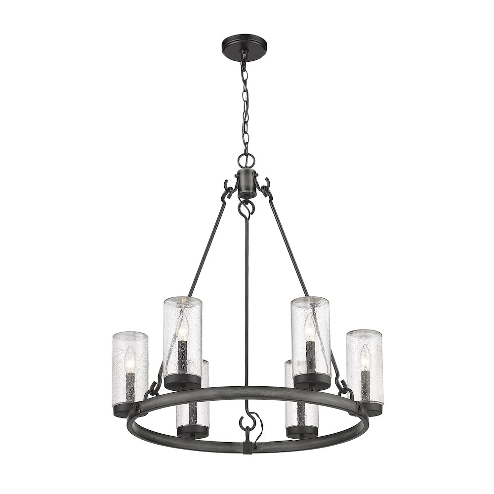 Z-Lite 6 Light Outdoor Chandelier. Picture 3