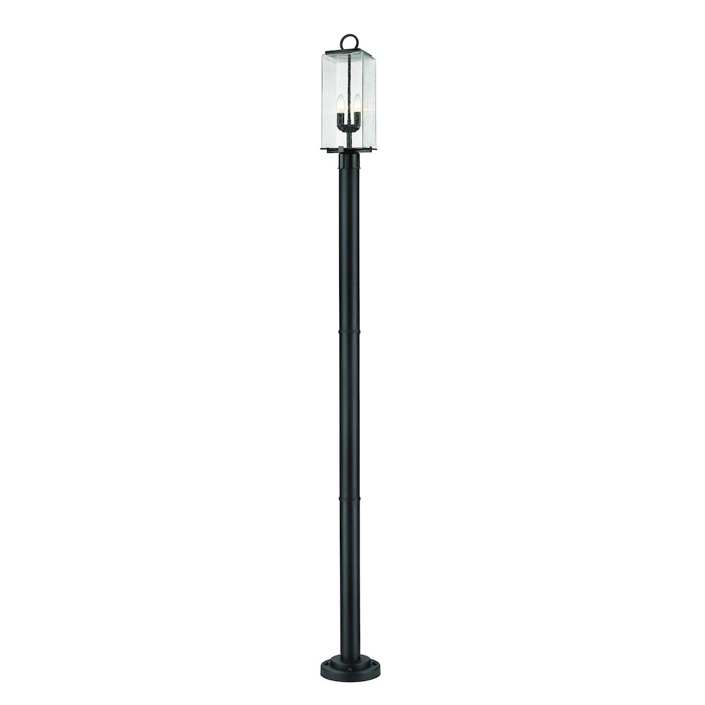 Z-Lite 2 Light Outdoor Post Mounted Fixture. Picture 1