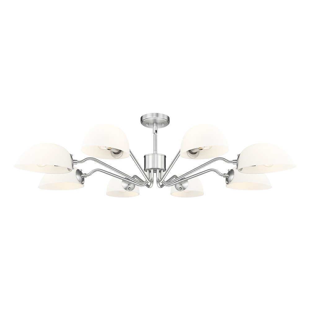 Z-Lite 8 Light Chandelier, Brushed Nickel. Picture 3