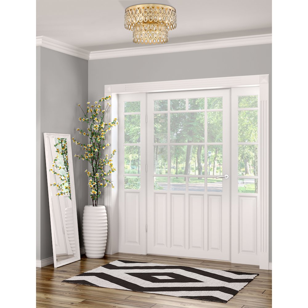 Z-Lite 9 Light Flush Mount. Picture 7