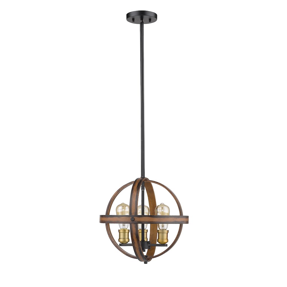 Z-Lite 3 Light Pendant. Picture 5