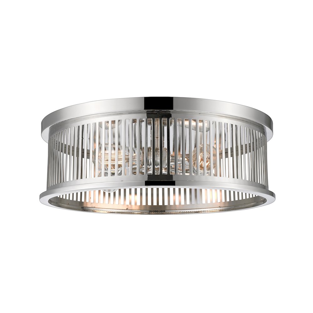 Z-Lite 4 Light Flush Mount. Picture 2