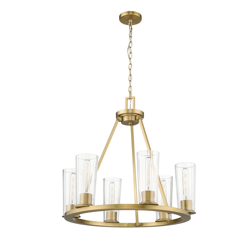 Z-Lite 6 Light Chandelier. Picture 5
