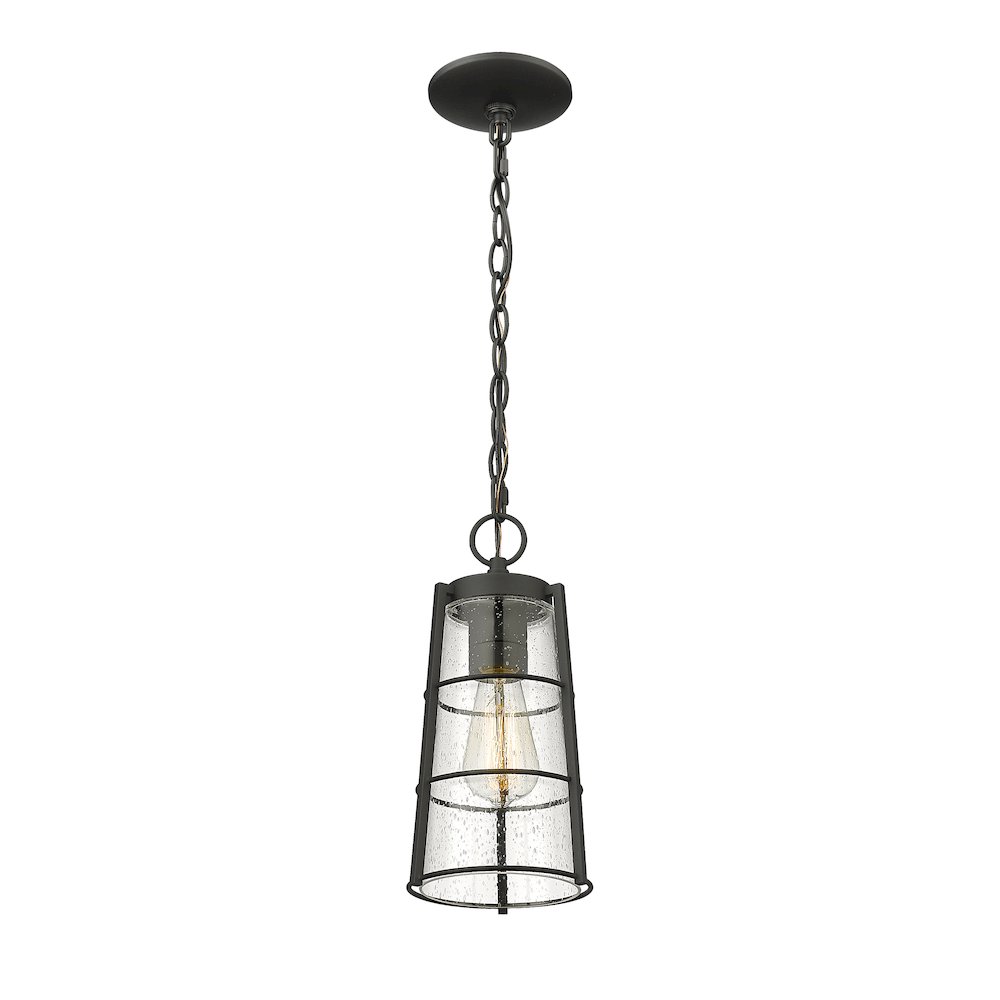 Z-Lite 1 Light Outdoor Chain Mount Ceiling Fixture. Picture 3