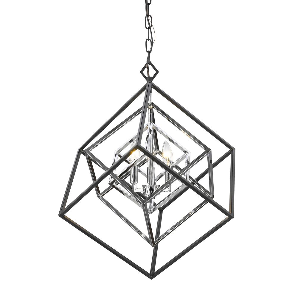 3 Light Chandelier. Picture 3