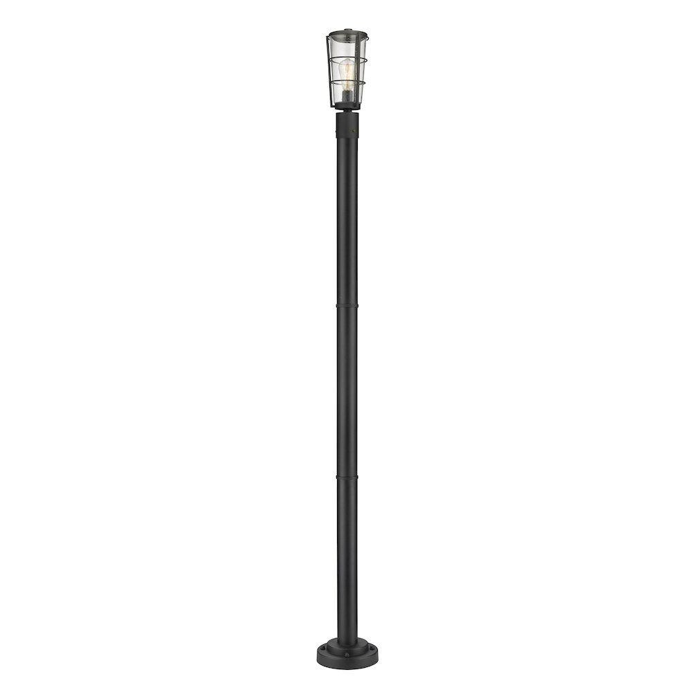 Z-Lite 1 Light Outdoor Post Mounted Fixture. Picture 3