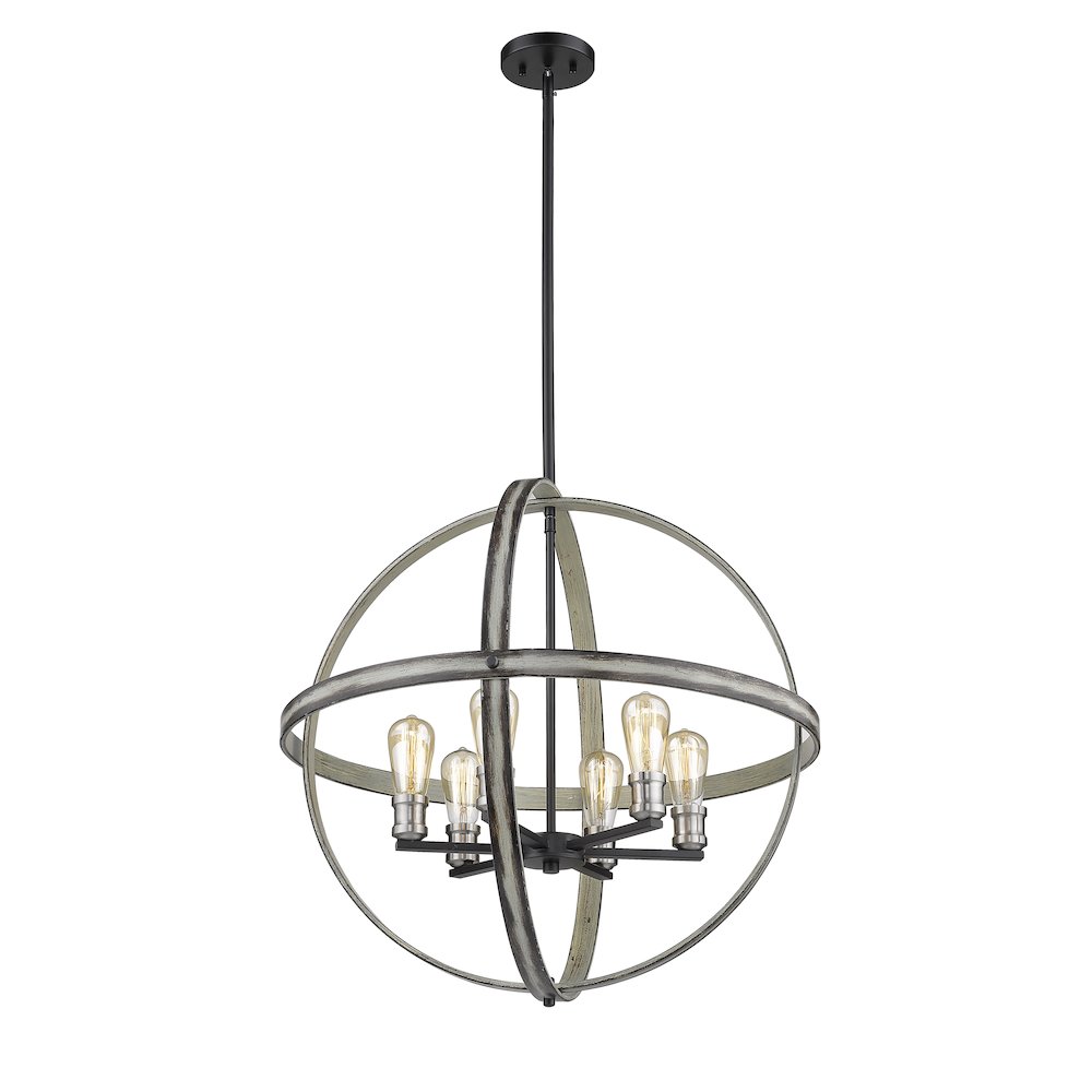 Z-Lite 6 Light Chandelier. Picture 2