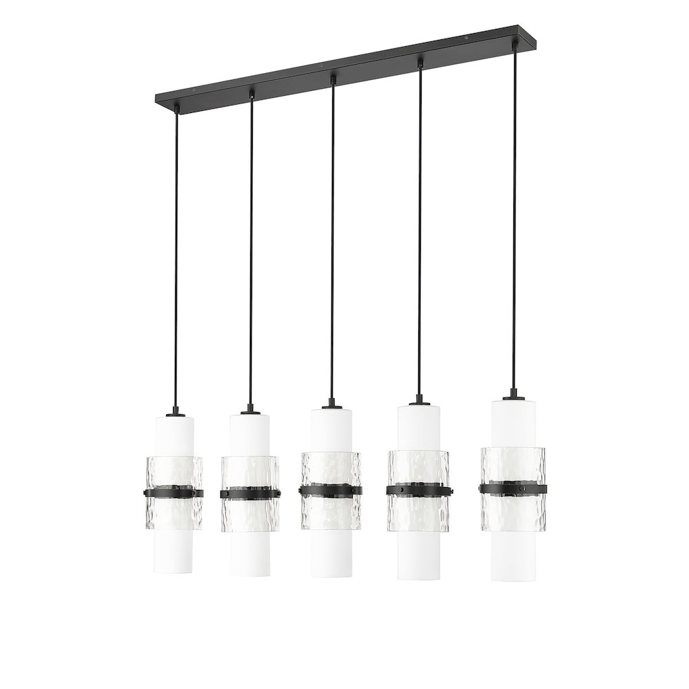 Z-Lite 5 Light Linear Chandelier. Picture 5