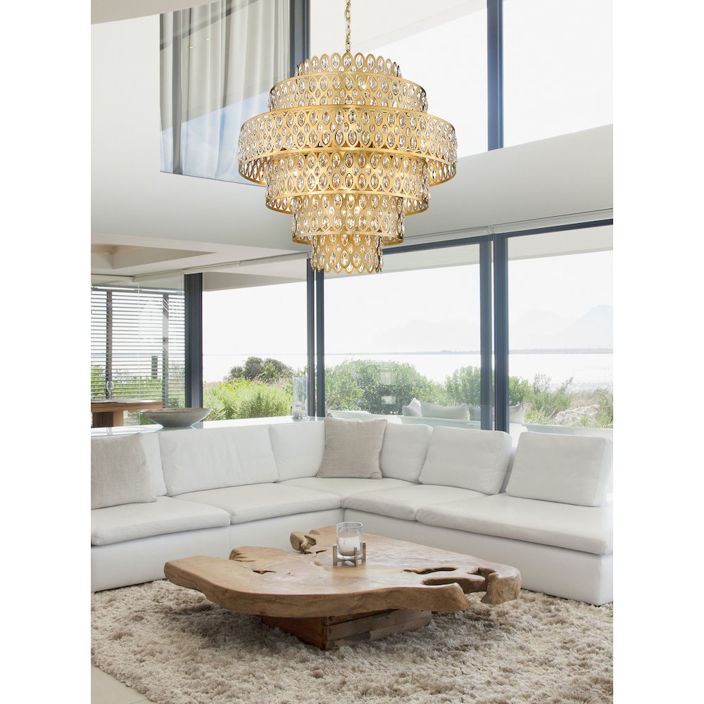 Z-Lite 17 Light Chandelier. Picture 6