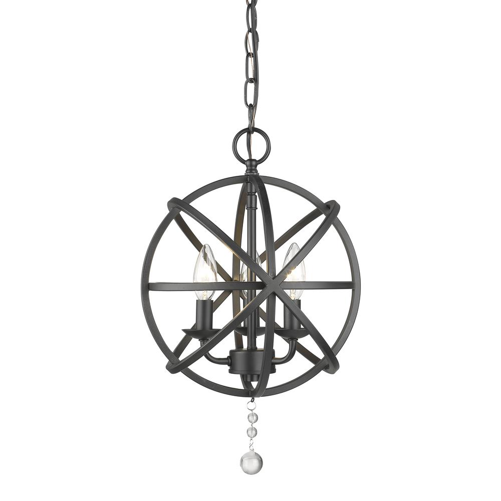 3 Light Chandelier. Picture 2