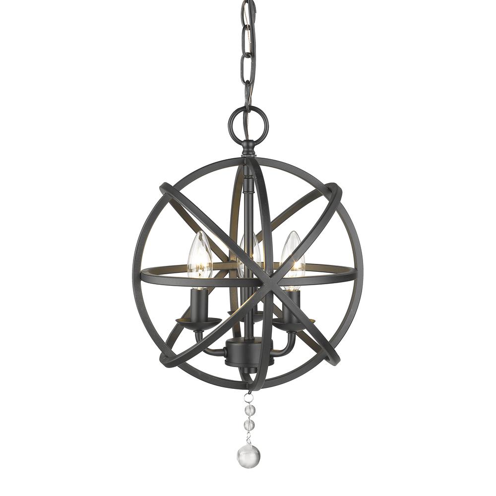 3 Light Chandelier. Picture 3