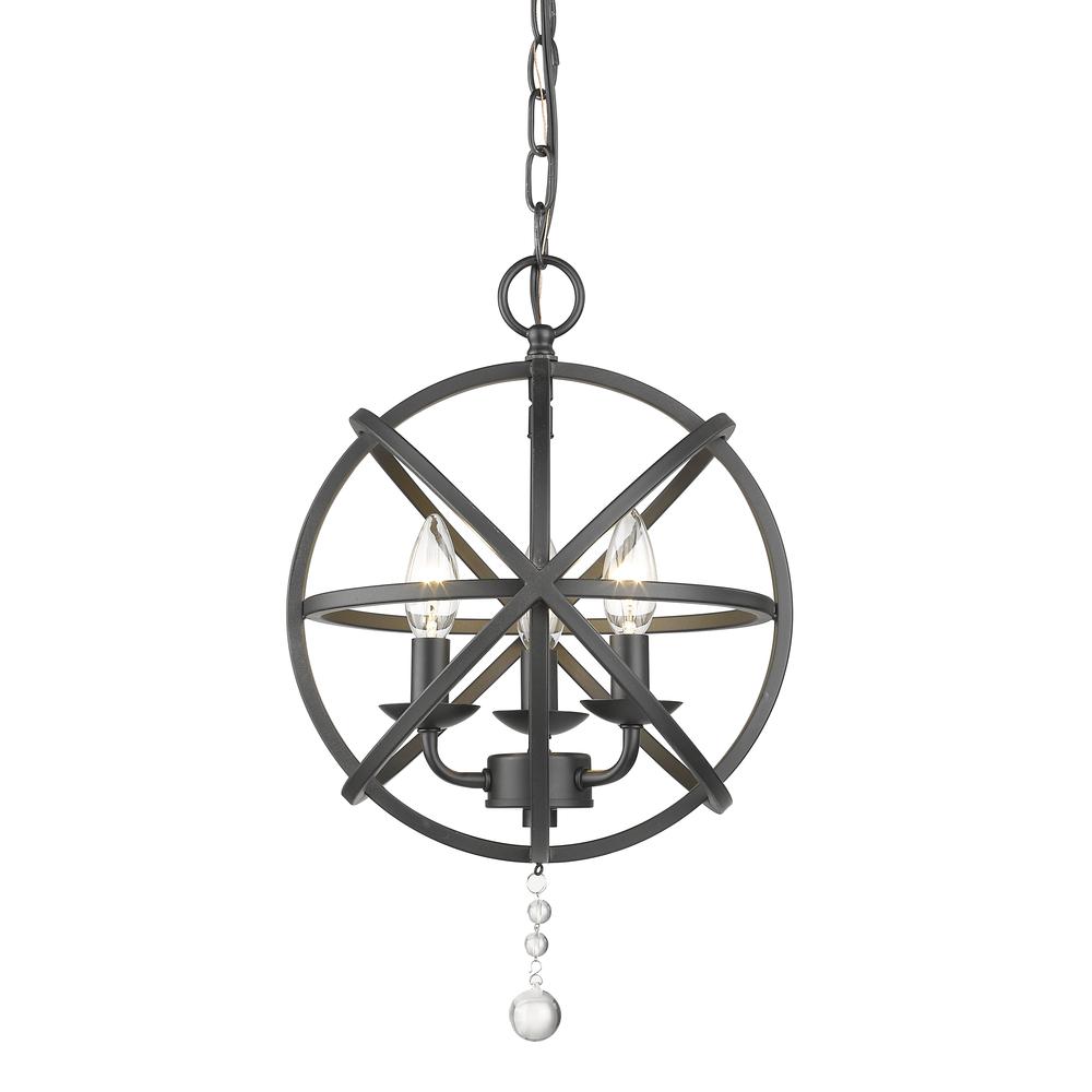 3 Light Chandelier. Picture 4