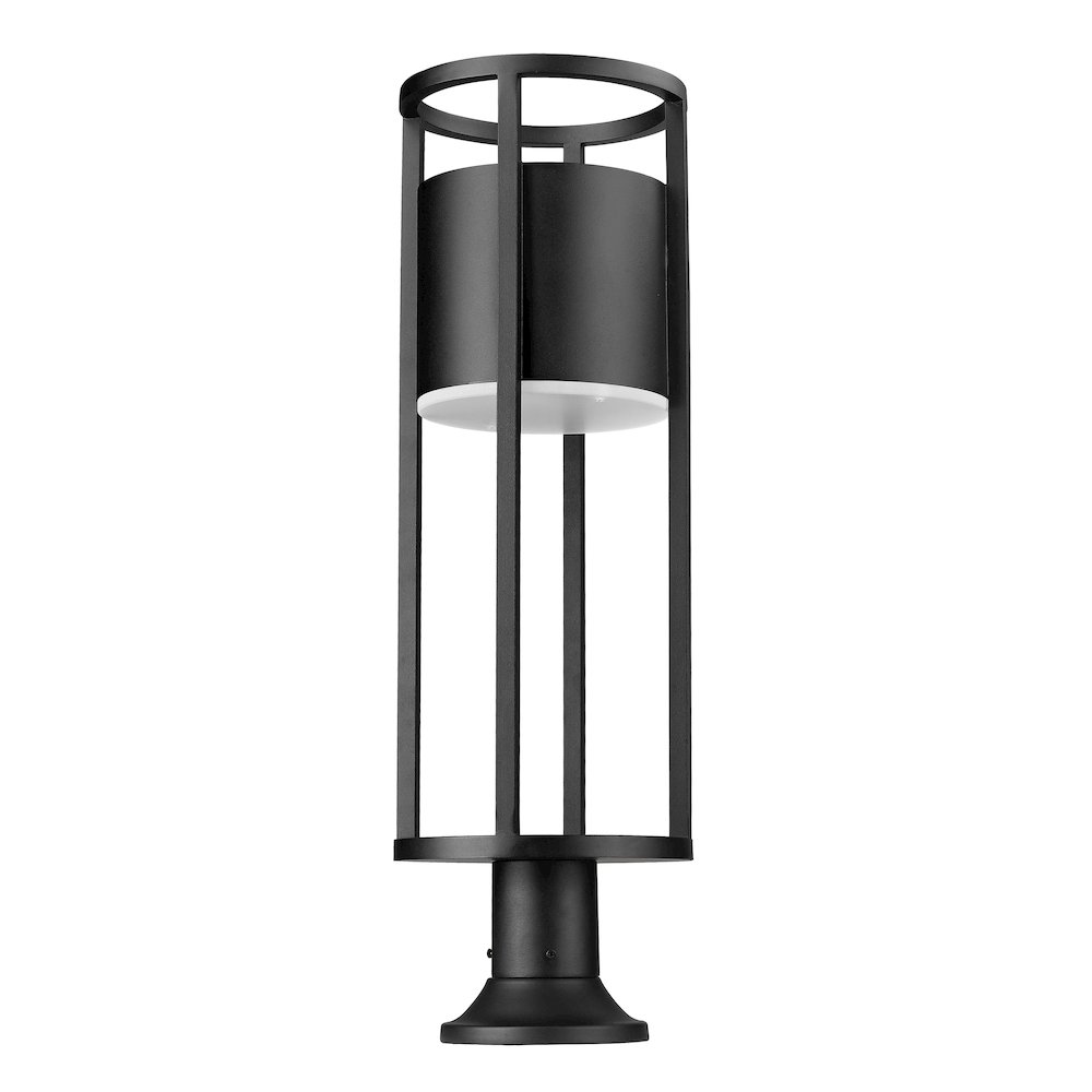 Z-Lite 1 Light Outdoor Pier Mounted Fixture. Picture 5