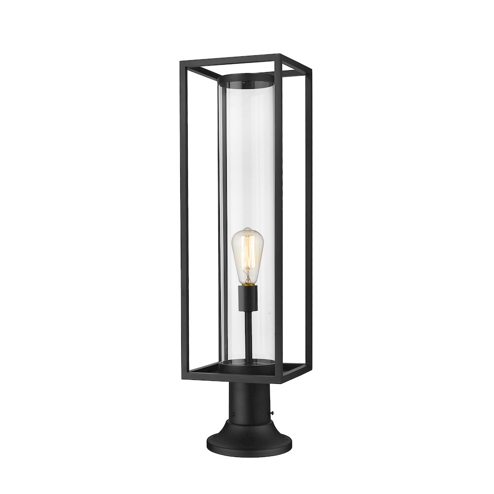 Z-Lite 1 Light Outdoor Pier Mounted Fixture. Picture 1