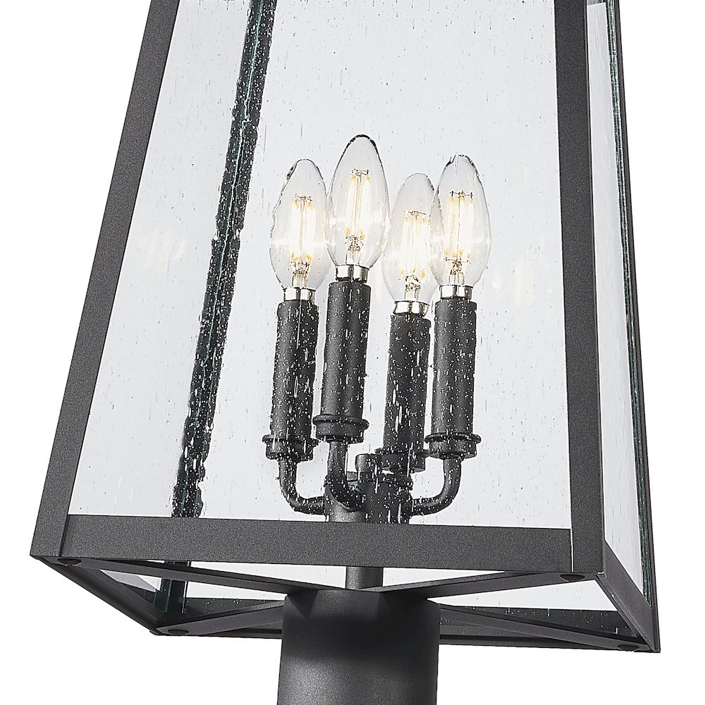 Z-Lite 4 Light Outdoor Post Mounted Fixture. Picture 4