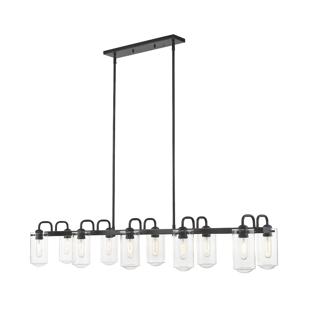 Z-Lite 10 Light Linear Chandelier. Picture 1