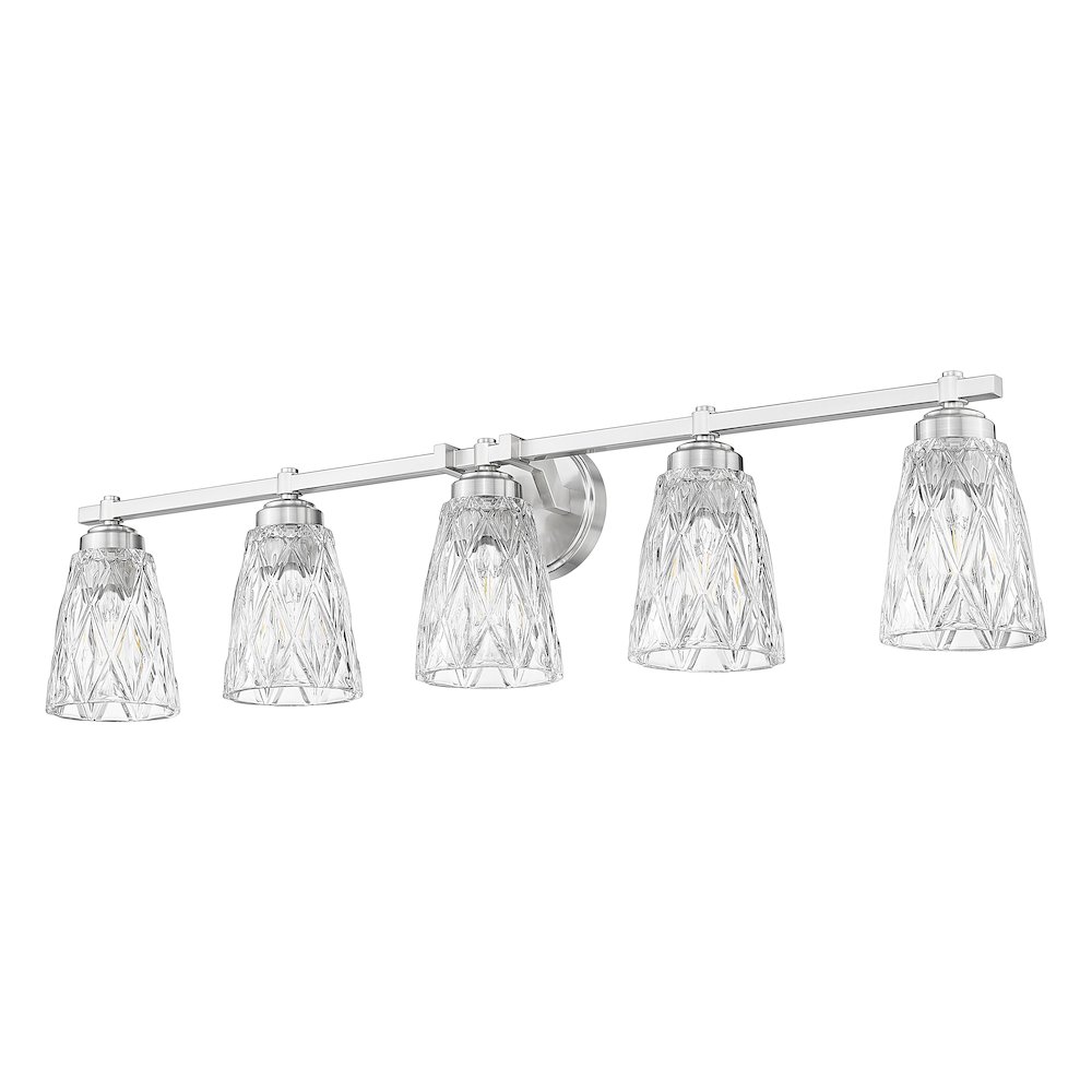 Z-Lite 5 Light Vanity, Brushed Nickel. Picture 7