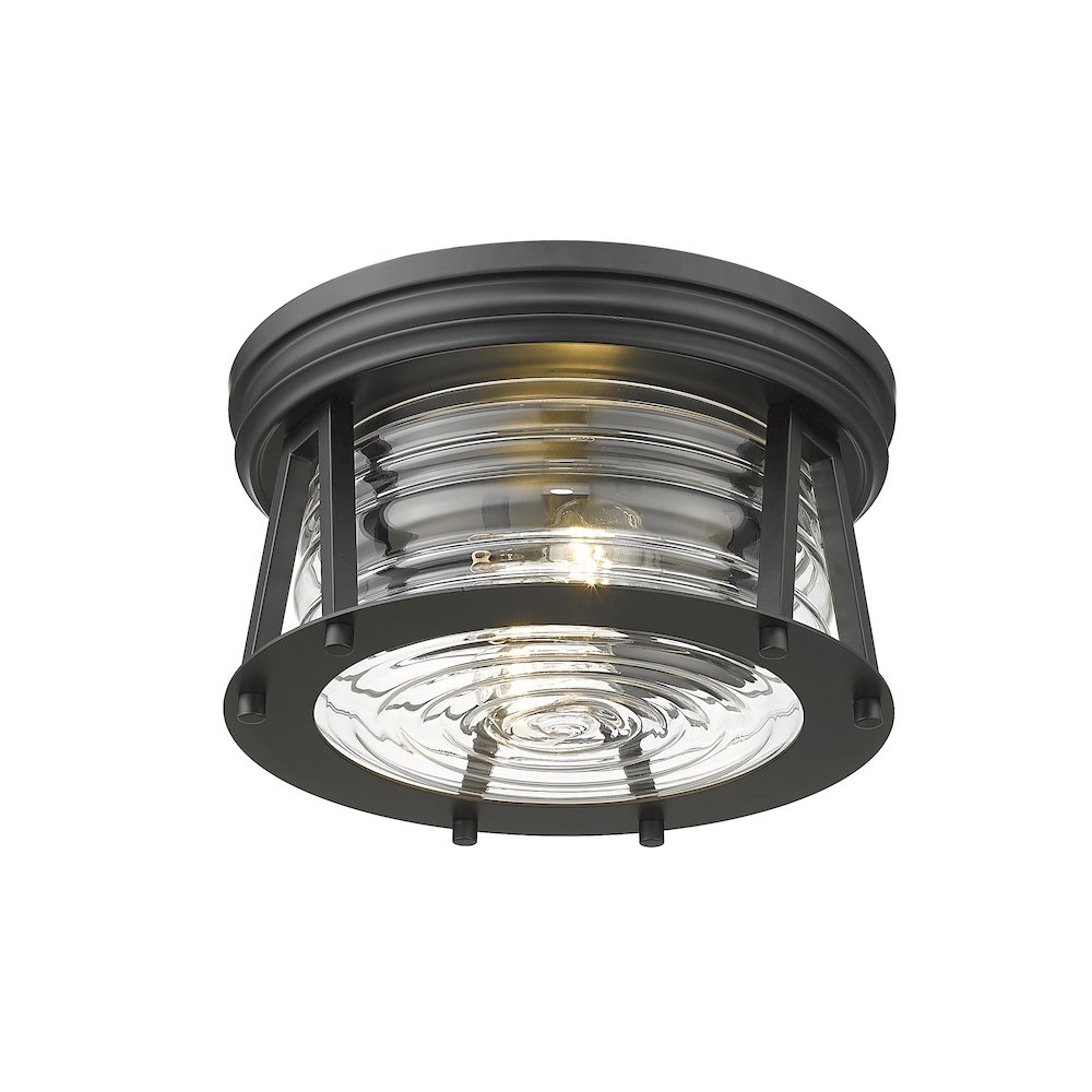 Z-Lite 2 Light Flush Mount. Picture 3