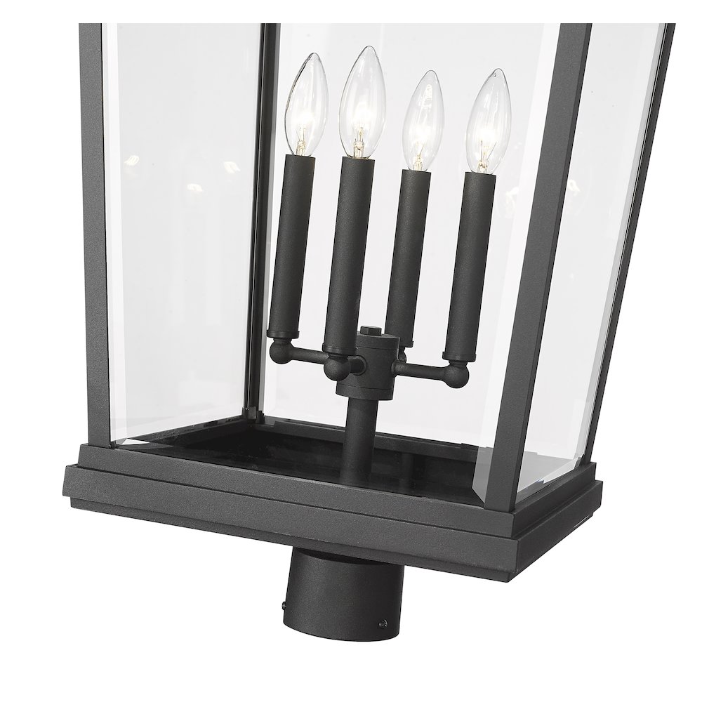 Z-Lite 4 Light Outdoor Post Mount Fixture. Picture 4