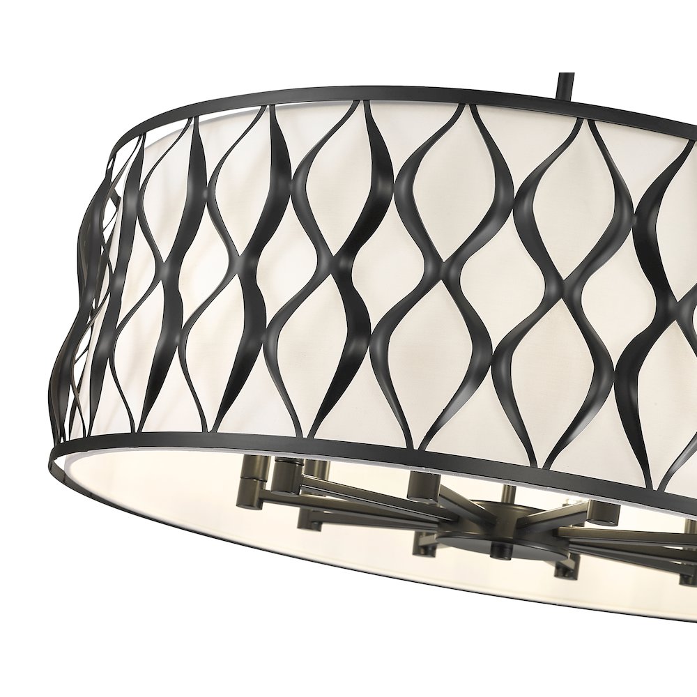 Z-Lite 10 Light Pendant. Picture 4