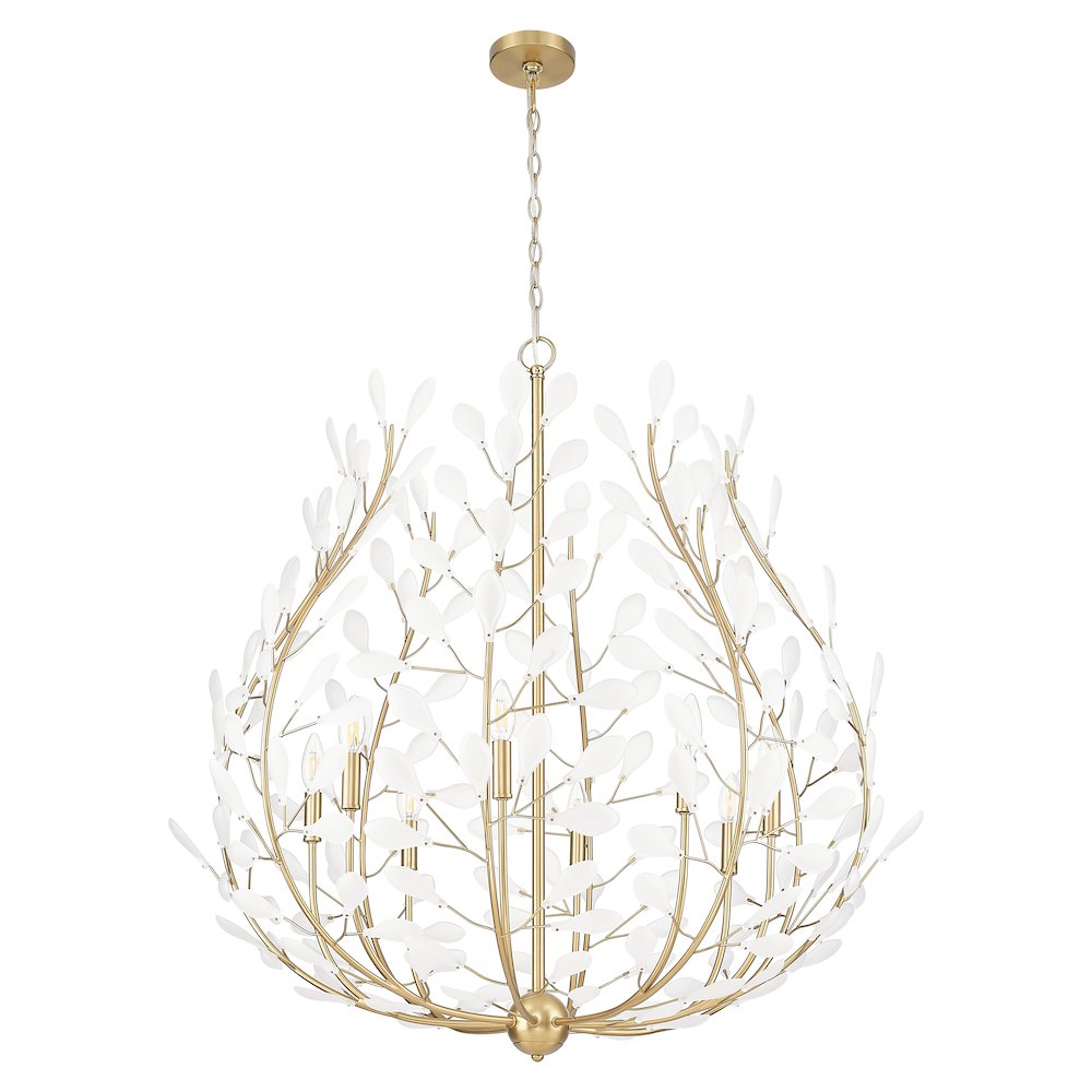 Z-Lite 8 Light Chandelier, Modern Gold. Picture 7
