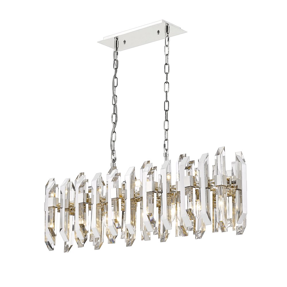 Z-Lite 11 Light Linear Chandelier. Picture 1