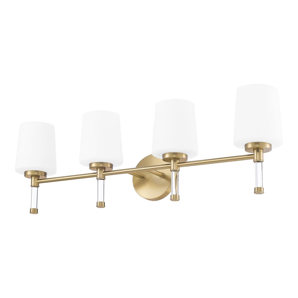 Z-Lite 4 Light Vanity, Modern Gold. Picture 7