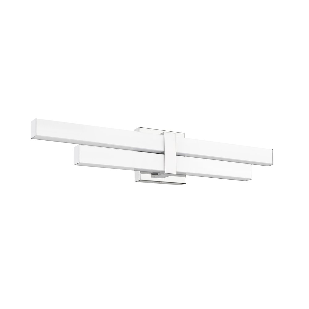 Z-Lite Zane 2 Light Vanity in Chrome  Frame Finish. Picture 5