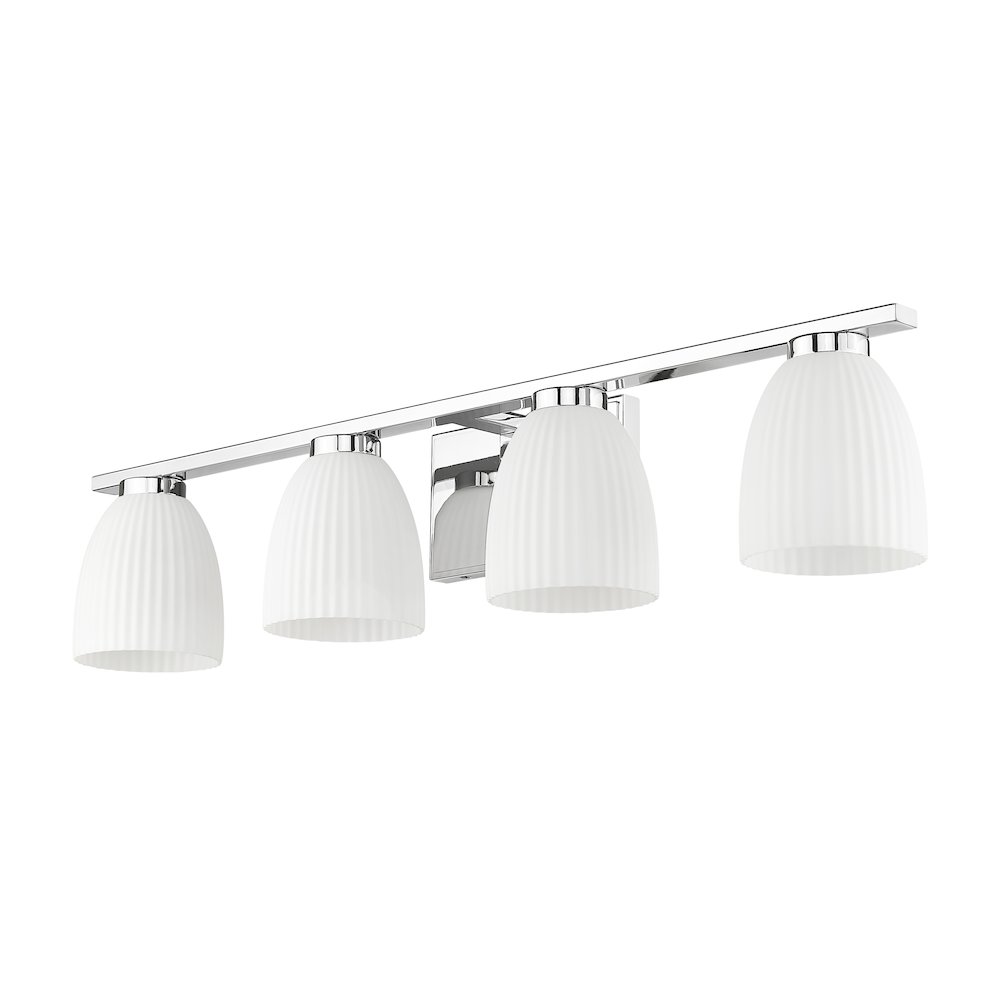 Z-Lite Naya 4 Light Vanity in Chrome color, Steel frame. Picture 5
