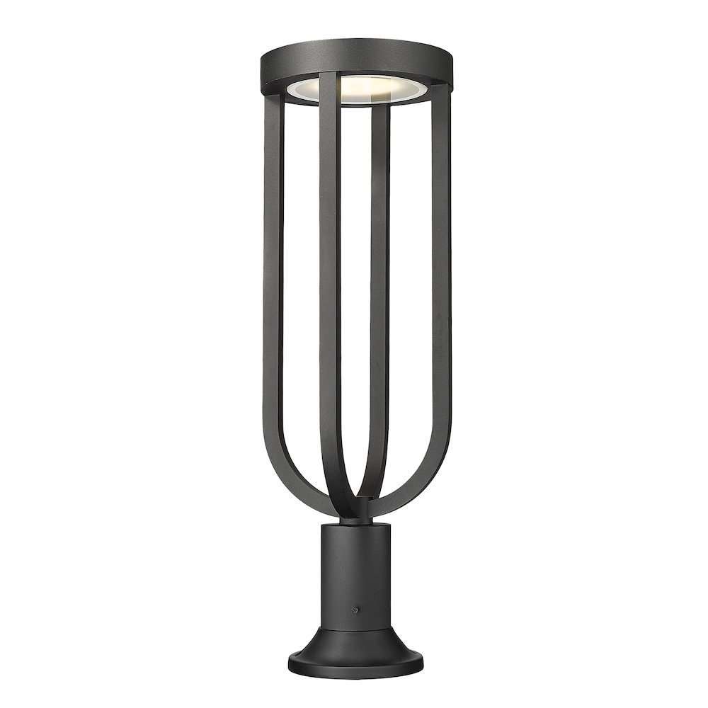 Z-Lite 1 Light Outdoor Pier Mounted Fixture. Picture 1