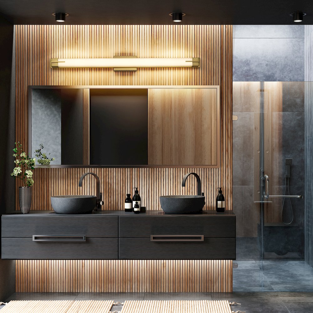 5 Light Vanity. Picture 8