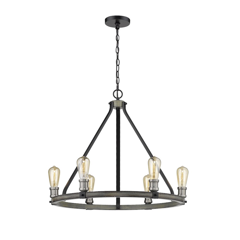 Z-Lite 6 Light Chandelier. Picture 1