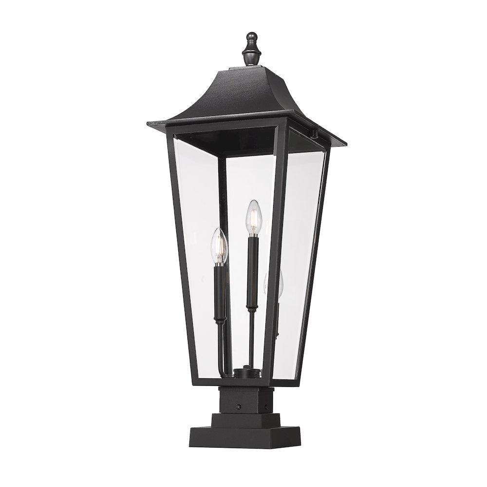 Z-Lite 3 Light Outdoor Pier Mounted Fixture. Picture 2