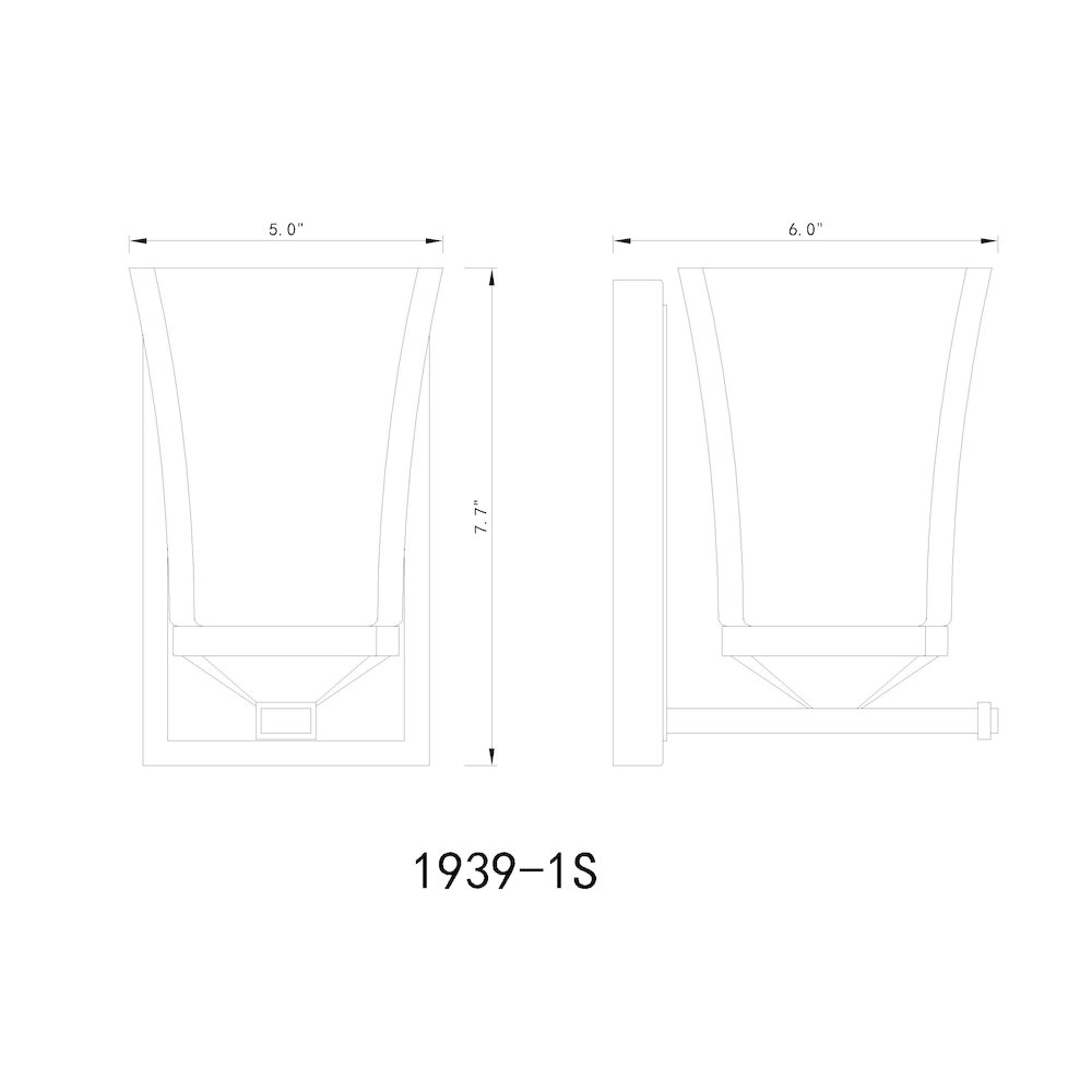 Z-Lite 1 Light Wall Sconce. Picture 8