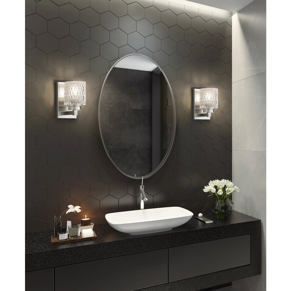 Z-Lite 1 Light Wall Sconce, Brushed Nickel. Picture 5