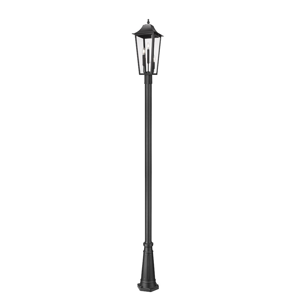 Z-Lite 3 Light Outdoor Post Mounted Fixture. Picture 1