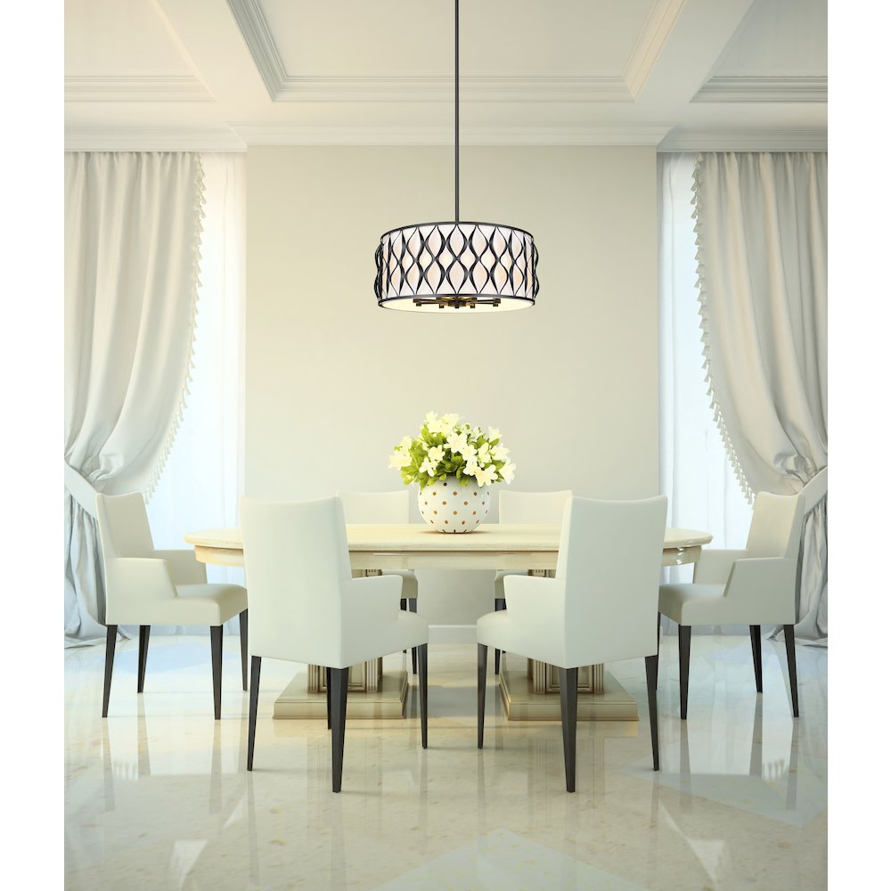 Z-Lite 8 Light Pendant. Picture 6