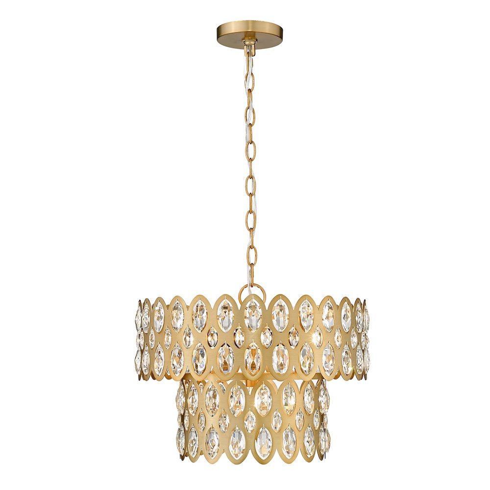 Z-Lite 5 Light Pendant. Picture 1