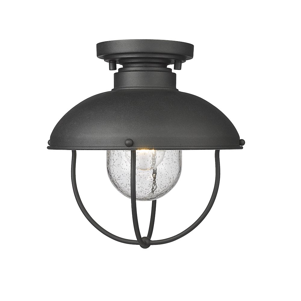 Z-Lite 1 Light Outdoor Flush Mount. Picture 3