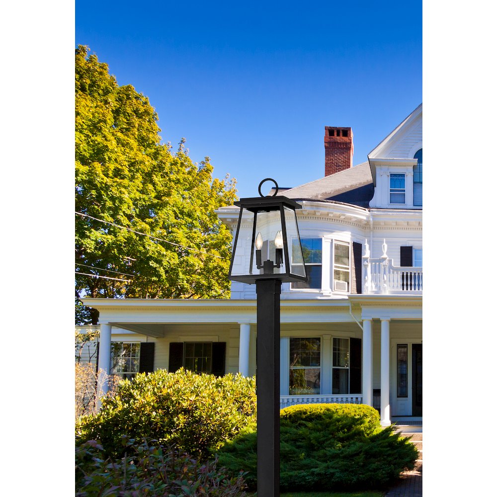 Z-Lite 2 Light Outdoor Post Mounted Fixture. Picture 7