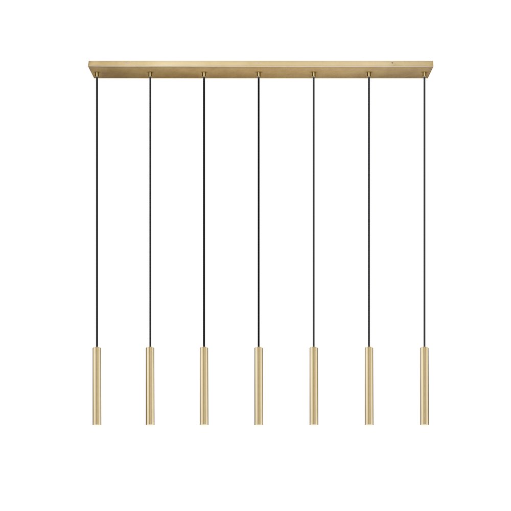 Z-Lite 7 Light Linear Chandelier. Picture 2