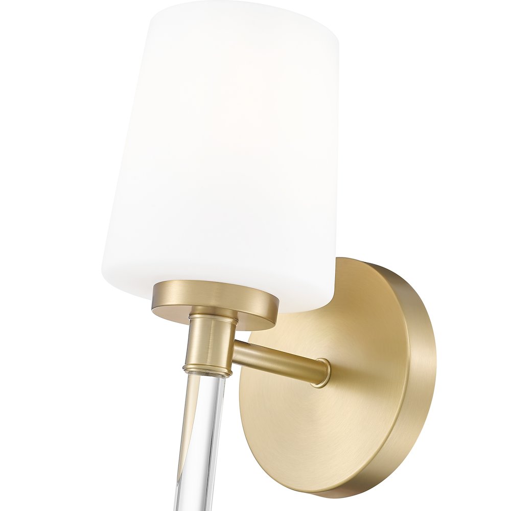 Z-Lite 1 Light Wall Sconce, Modern Gold. Picture 4