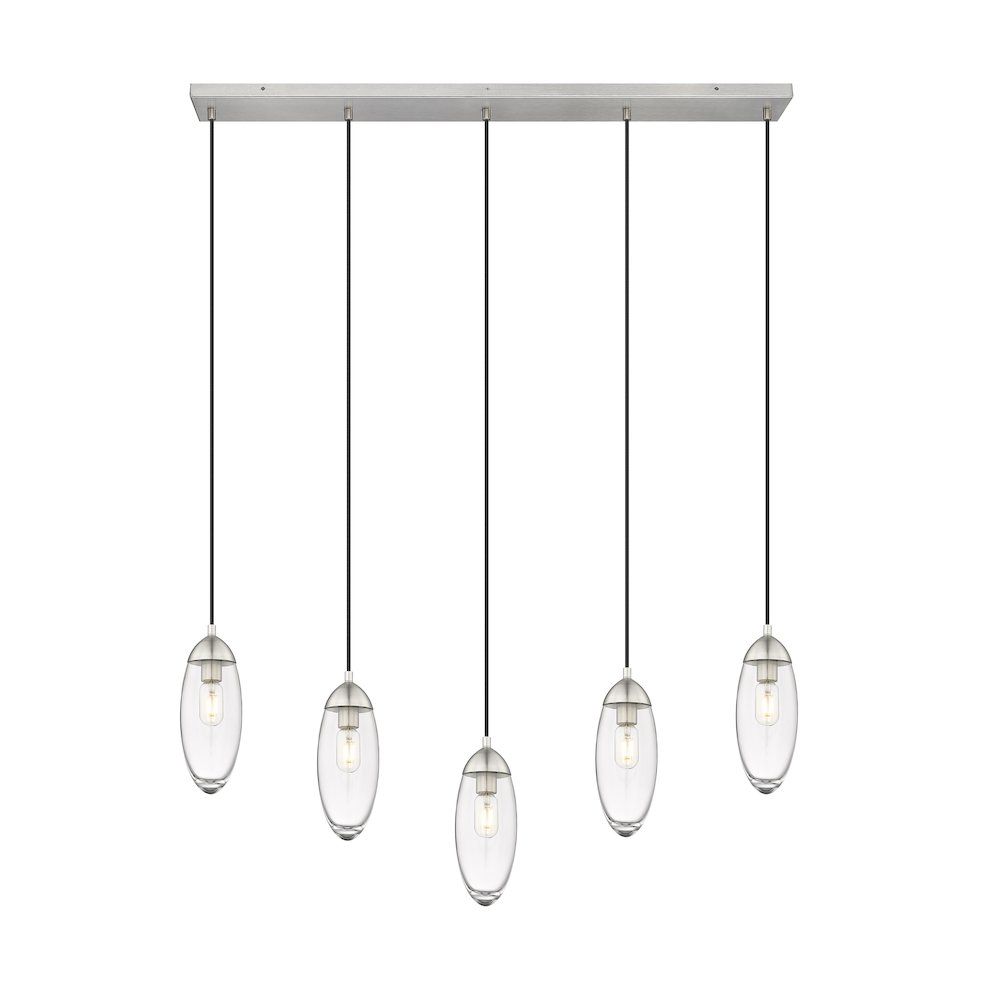 Z-Lite 5 Light Linear Chandelier. Picture 2