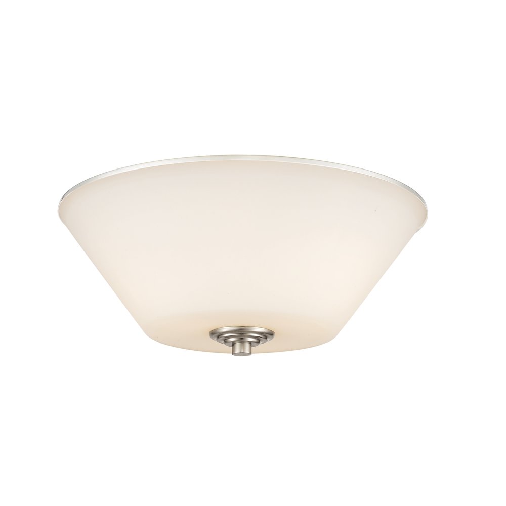 Z-Lite 3 Light Flush Mount. Picture 1