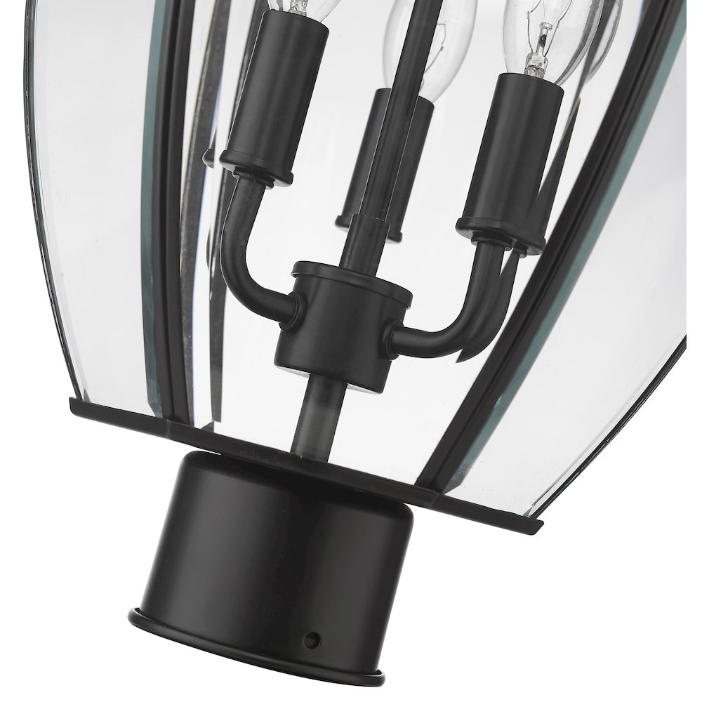 Z-Lite 3 Light Outdoor Post Mount Fixture. Picture 4