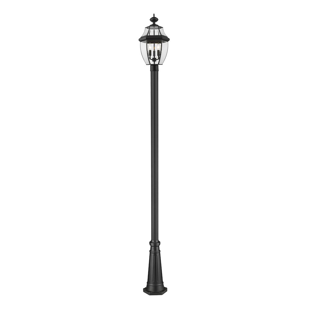 Z-Lite 3 Light Outdoor Post Mounted Fixture. Picture 1