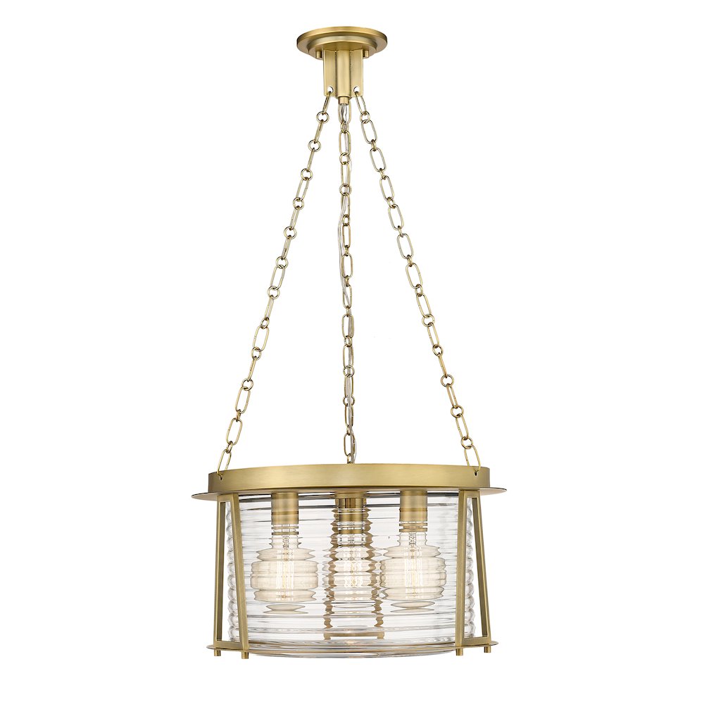 Z-Lite 3 Light Pendant. Picture 1